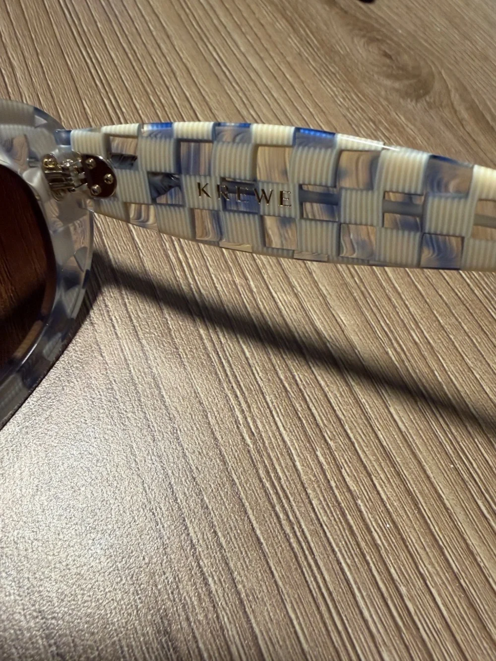 KREWE Margaret Sunglasses in Gingham